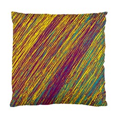 Yellow, purple and green Van Gogh pattern Standard Cushion Case (Two Sides)