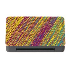 Yellow, purple and green Van Gogh pattern Memory Card Reader with CF