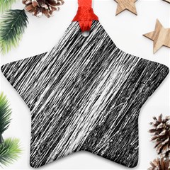 Black and White decorative pattern Ornament (Star) 