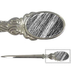 Black And White Decorative Pattern Letter Openers by Valentinaart