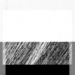 Black and White decorative pattern Rectangular Jigsaw Puzzl