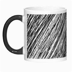 Black and White decorative pattern Morph Mugs