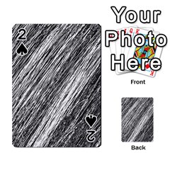 Black and White decorative pattern Playing Cards 54 Designs 