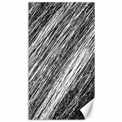 Black and White decorative pattern Canvas 40  x 72  