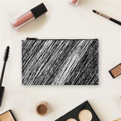 Black and White decorative pattern Cosmetic Bag (Small) 