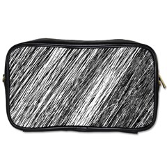 Black and White decorative pattern Toiletries Bags