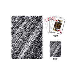 Black and White decorative pattern Playing Cards (Mini) 