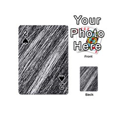 Black And White Decorative Pattern Playing Cards 54 (mini)  by Valentinaart