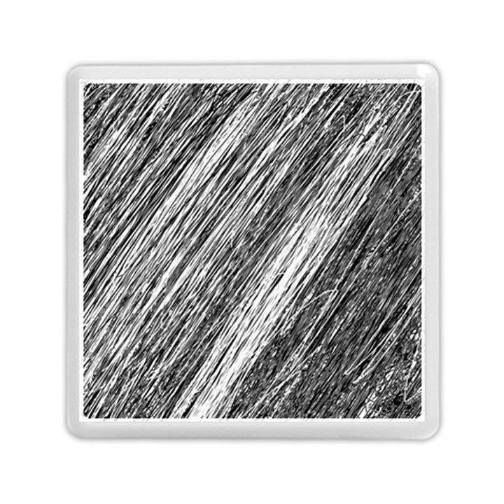 Black and White decorative pattern Memory Card Reader (Square) 