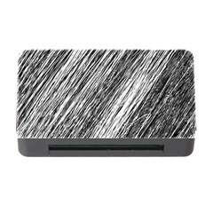 Black And White Decorative Pattern Memory Card Reader With Cf by Valentinaart