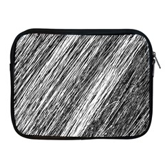 Black and White decorative pattern Apple iPad 2/3/4 Zipper Cases