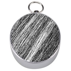 Black and White decorative pattern Silver Compasses