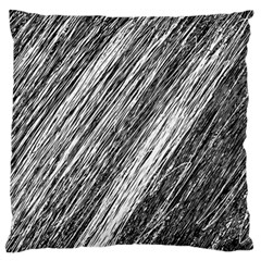 Black and White decorative pattern Standard Flano Cushion Case (One Side)