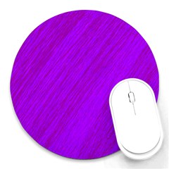 Purple Pattern Round Mousepads