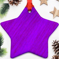 Purple Pattern Ornament (star) 