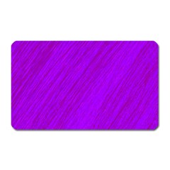 Purple Pattern Magnet (rectangular)