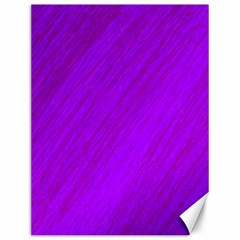 Purple Pattern Canvas 12  X 16  