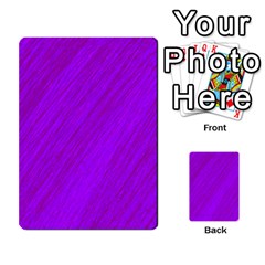 Purple Pattern Multi-purpose Cards (rectangle) 