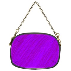 Purple Pattern Chain Purses (one Side) 