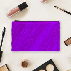 Purple Pattern Cosmetic Bag (medium) 