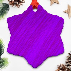 Purple Pattern Ornament (snowflake) 