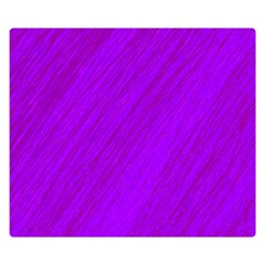 Purple Pattern Double Sided Flano Blanket (small) 