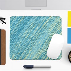 Light Blue Pattern Large Mousepads by Valentinaart