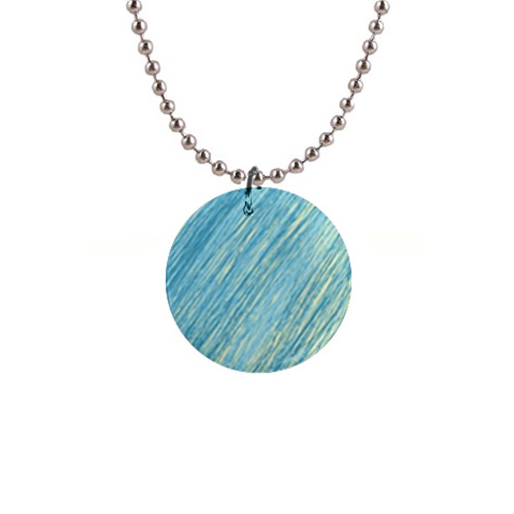 Light blue pattern Button Necklaces