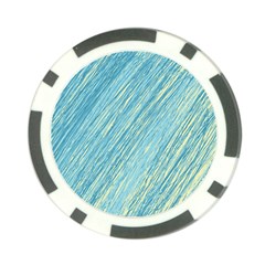 Light Blue Pattern Poker Chip Card Guards