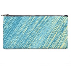 Light Blue Pattern Pencil Cases