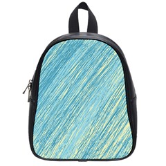 Light Blue Pattern School Bags (small) 