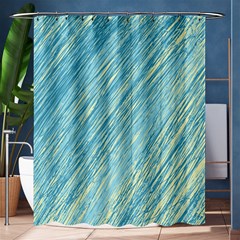 Light Blue Pattern Shower Curtain 60  X 72  (medium) 