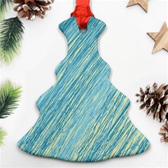 Light Blue Pattern Ornament (christmas Tree)