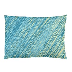 Light Blue Pattern Pillow Case (two Sides)