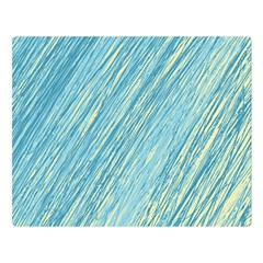 Light Blue Pattern Double Sided Flano Blanket (large)  by Valentinaart