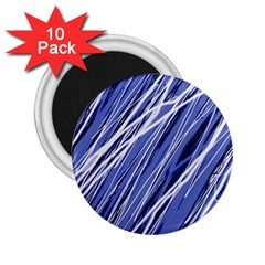 Blue Elegant Pattern 2 25  Magnets (10 Pack)  by Valentinaart