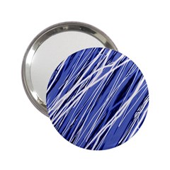 Blue Elegant Pattern 2 25  Handbag Mirrors