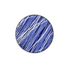 Blue Elegant Pattern Hat Clip Ball Marker (4 Pack) by Valentinaart