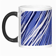 Blue Elegant Pattern Morph Mugs by Valentinaart