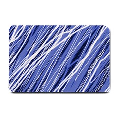 Blue Elegant Pattern Small Doormat 