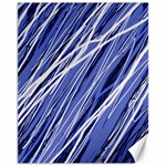 Blue elegant pattern Canvas 11  x 14   10.95 x13.48  Canvas - 1