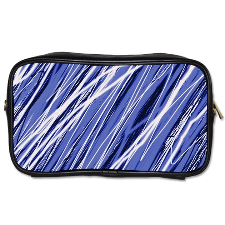 Blue elegant pattern Toiletries Bags