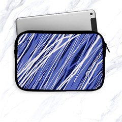 Blue Elegant Pattern Apple Ipad Mini Zipper Cases by Valentinaart