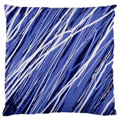 Blue Elegant Pattern Standard Flano Cushion Case (one Side) by Valentinaart