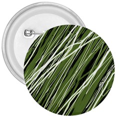 Green Decorative Pattern 3  Buttons