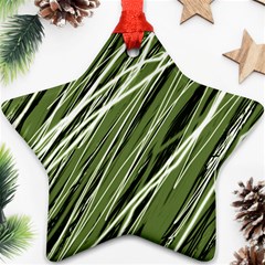 Green Decorative Pattern Ornament (star) 