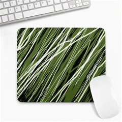 Green Decorative Pattern Large Mousepads