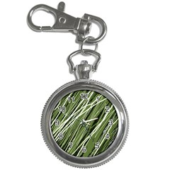 Green Decorative Pattern Key Chain Watches