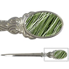 Green Decorative Pattern Letter Openers