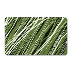 Green Decorative Pattern Magnet (rectangular)